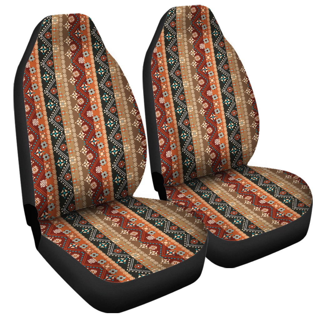 Ethnic Boho Tribal Pattern Print Universal Fit Car Seat Covers