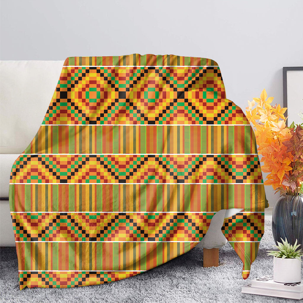 Ethnic Kente Pattern Print Blanket