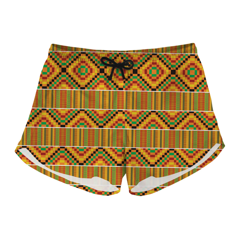 Ethnic Kente Pattern Print Women's Shorts