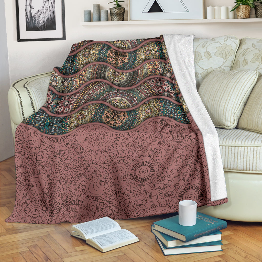 Ethnic Mandala Blanket