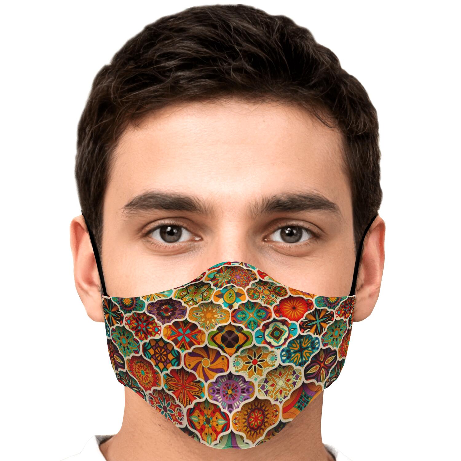 Ethnic Mandala Bohemian Pattern Print Face Mask