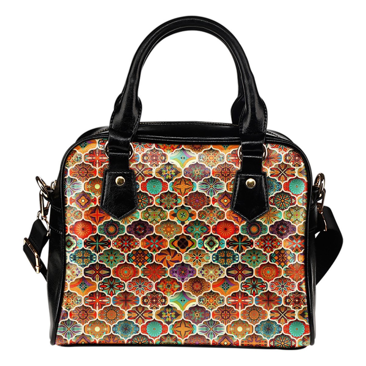 Ethnic Mandala Bohemian Pattern Print Shoulder Handbag