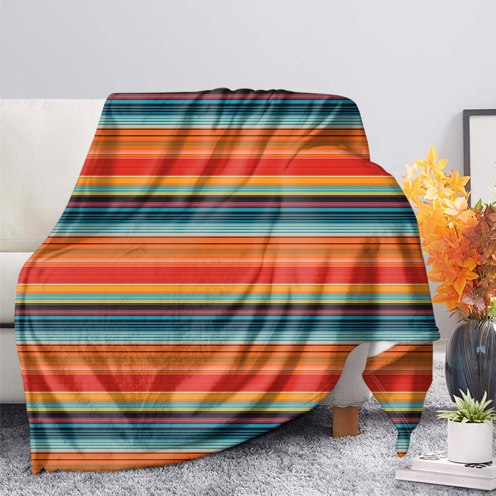 Ethnic Mexican Blanket Pattern Print Blanket