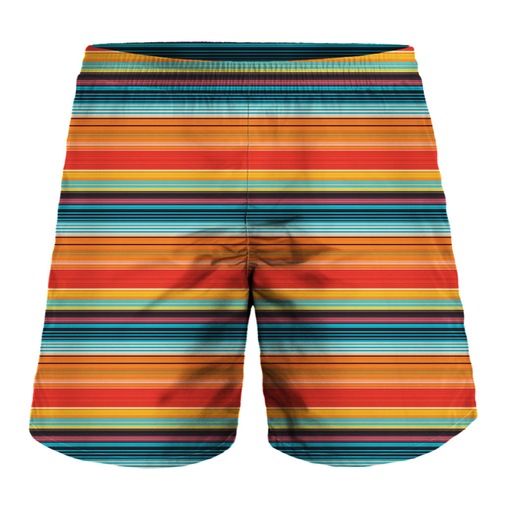 Ethnic Mexican Blanket Pattern Print Men's Shorts