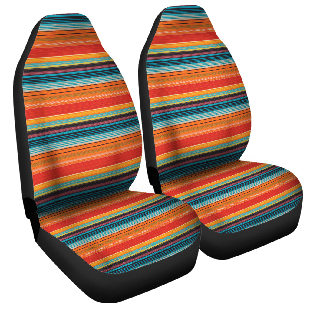 Ethnic Mexican Blanket Pattern Print Universal Fit Car Seat Covers