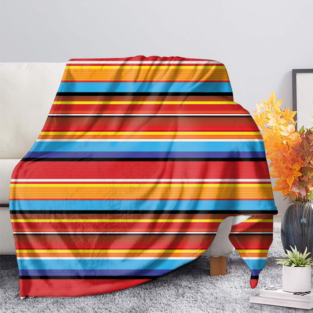 Ethnic Mexican Woven Pattern Print Blanket