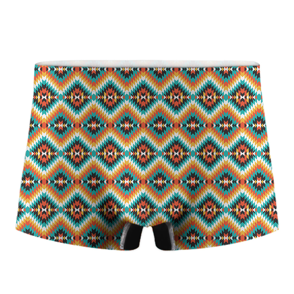 Ethnic Native American Pattern Print Men's Boxer Briefs