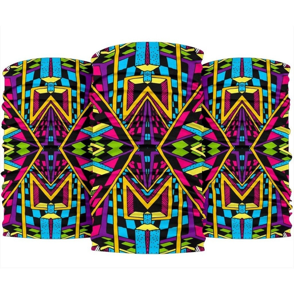 Ethnic Psychedelic Trippy Print 3-Pack Bandanas