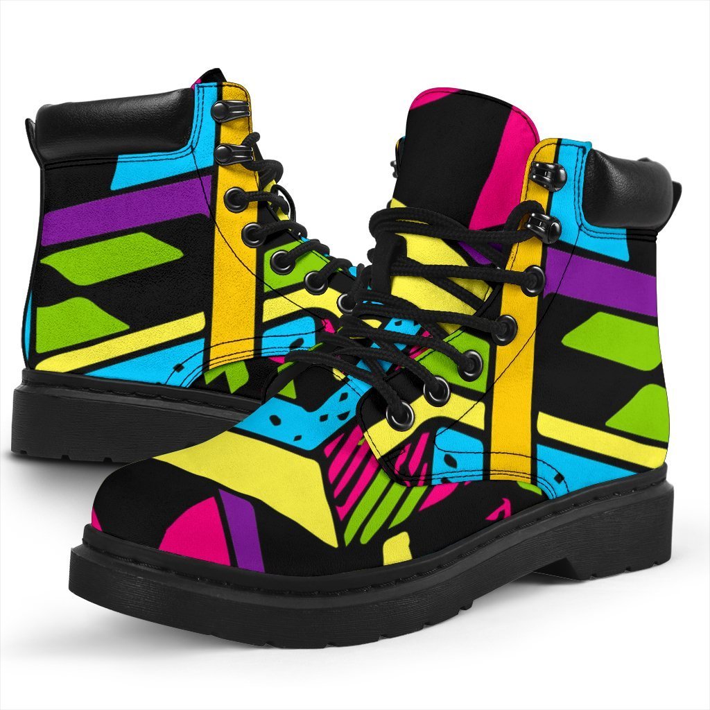 Ethnic Psychedelic Trippy Print Classic Boots