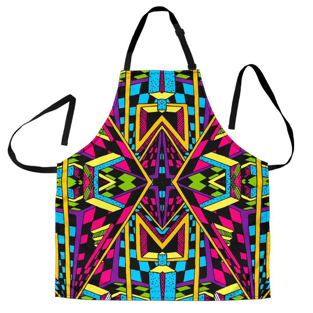 Ethnic Psychedelic Trippy Print Men's Apron