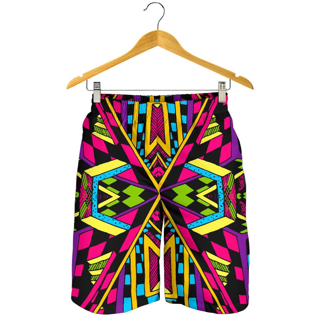 Ethnic Psychedelic Trippy Print Men's Shorts