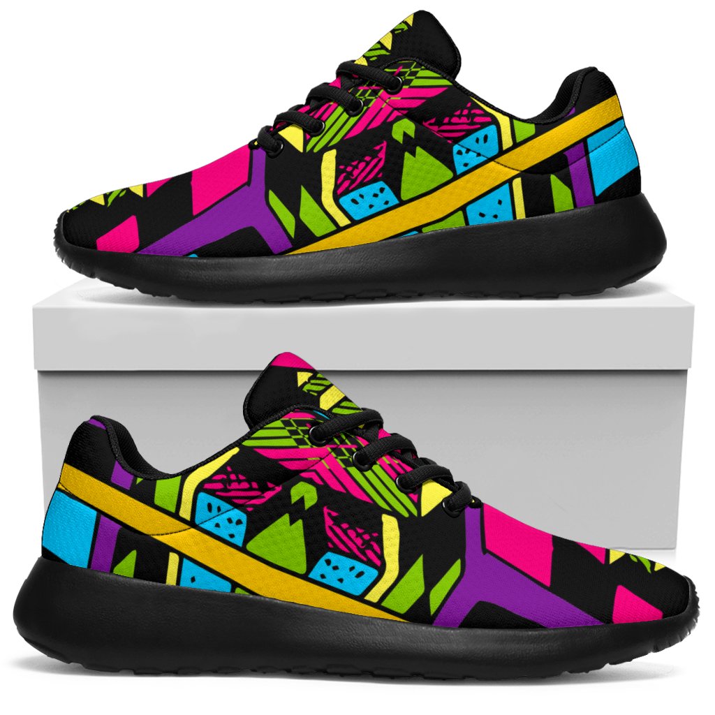 Ethnic Psychedelic Trippy Print Sport Sneakers