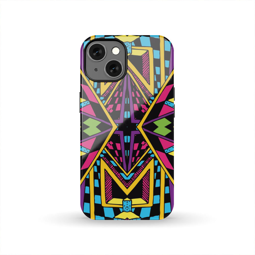 Ethnic Psychedelic Trippy Print Tough Phone Case