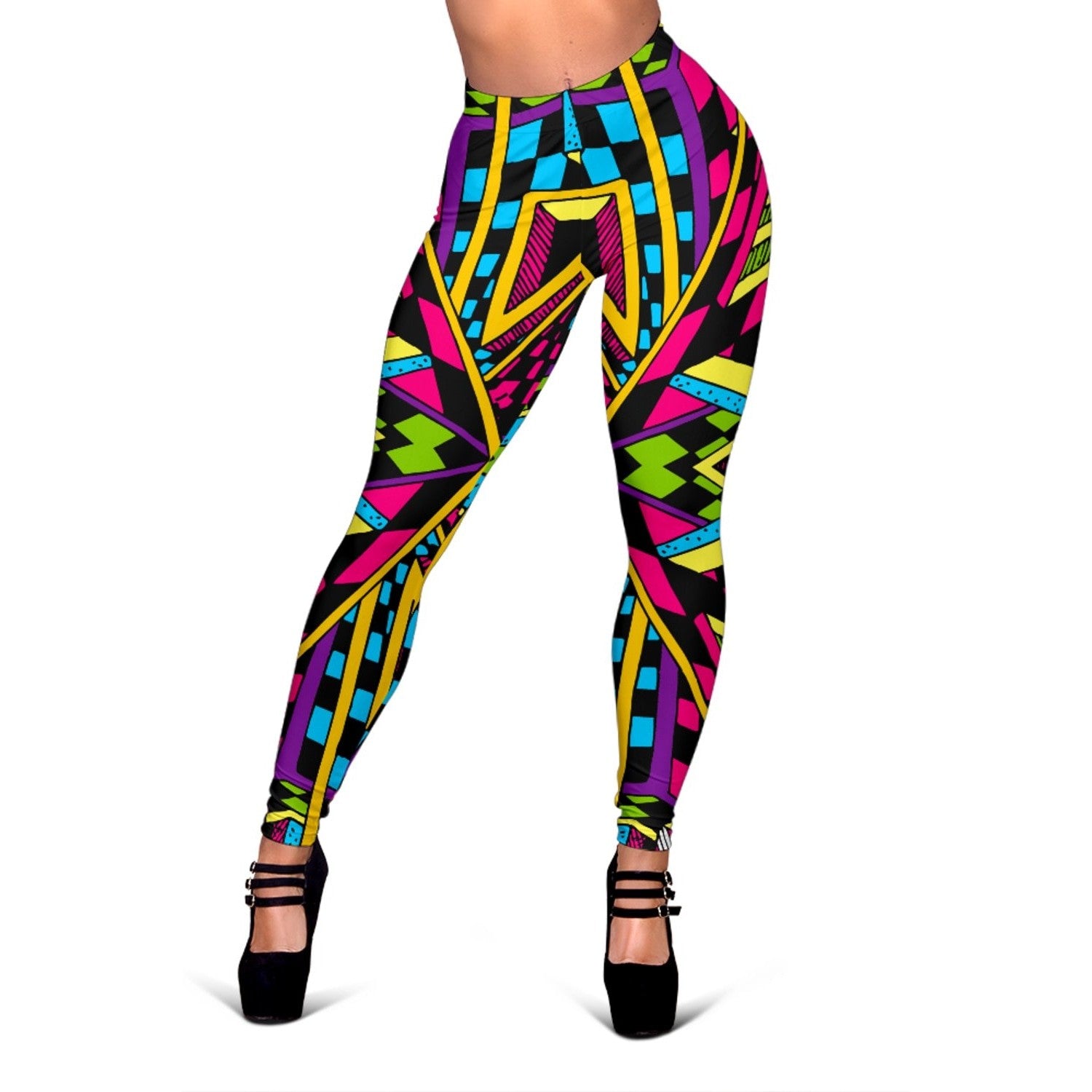 Ethnic Psychedelic Trippy Print Women's Leggings