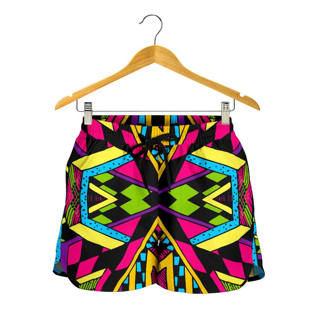 Ethnic Psychedelic Trippy Print Women's Shorts