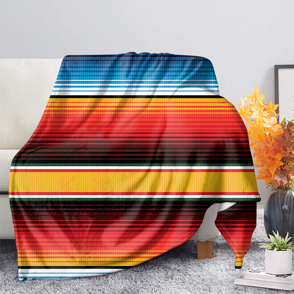 Ethnic Serape Blanket Pattern Print Blanket