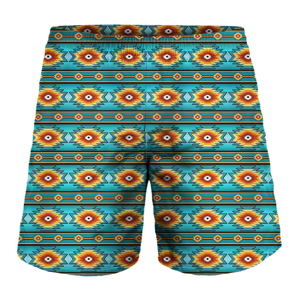 Ethnic Southwestern Navajo Pattern Print Men's Shorts