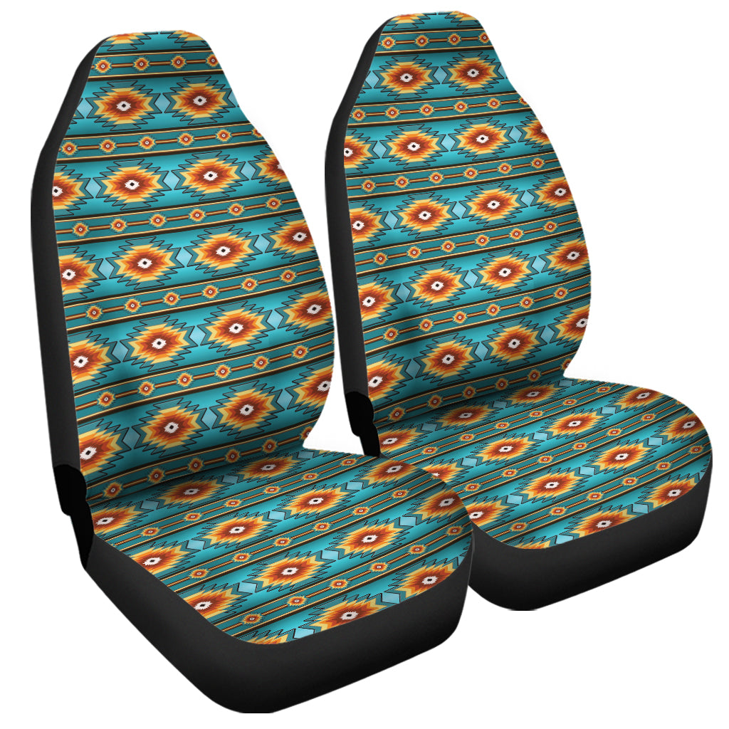 Ethnic Southwestern Navajo Pattern Print Universal Fit Car Seat Covers