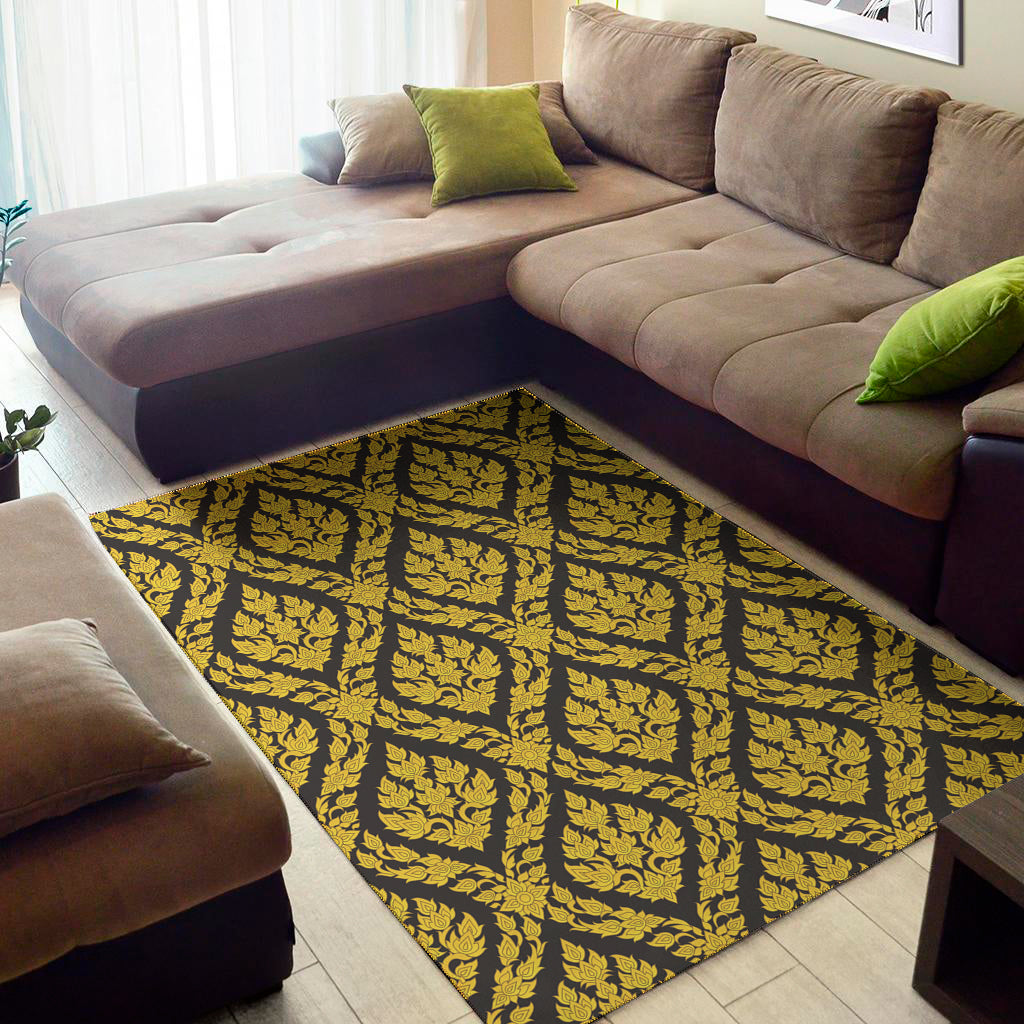 Ethnic Thai Pattern Print Area Rug