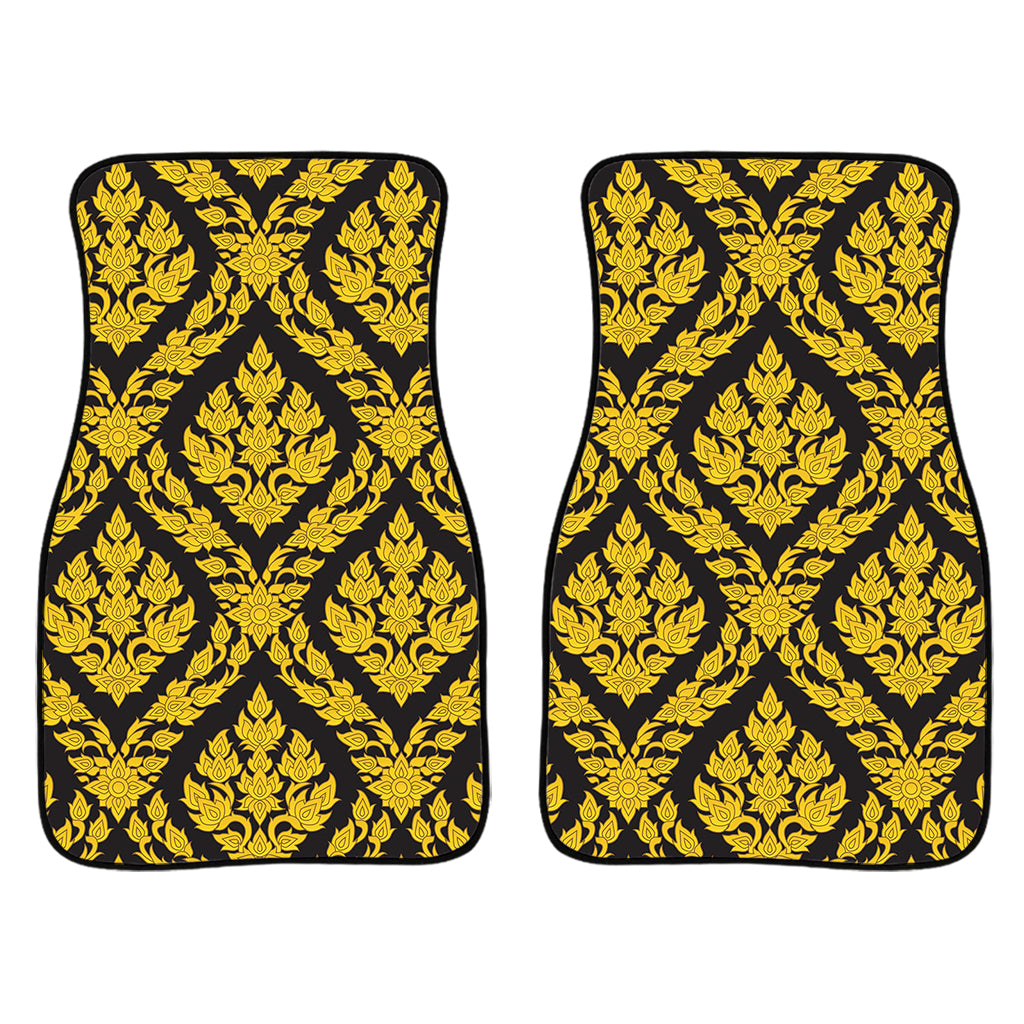 Ethnic Thai Pattern Print Front Car Floor Mats