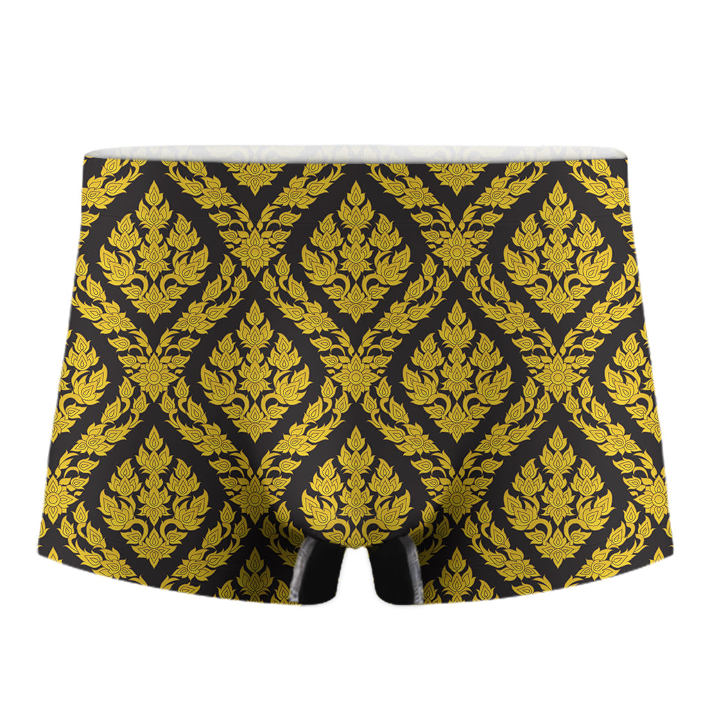 Ethnic Thai Pattern Print Men's Boxer Briefs