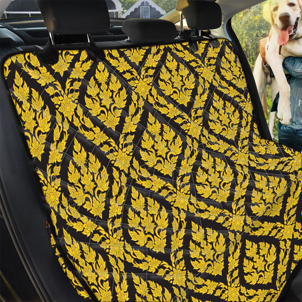 Ethnic Thai Pattern Print Pet Car Back Seat Cover