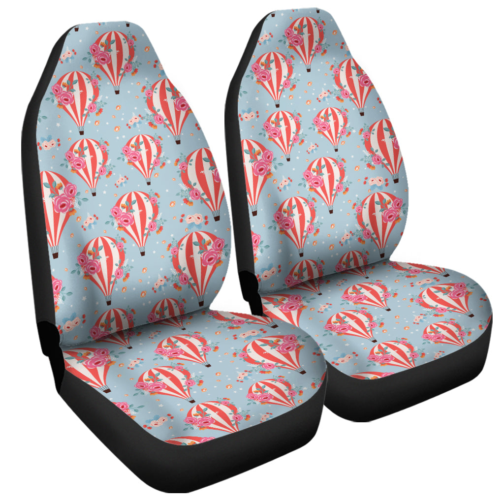 Floral Air Balloon Pattern Print Universal Fit Car Seat Covers