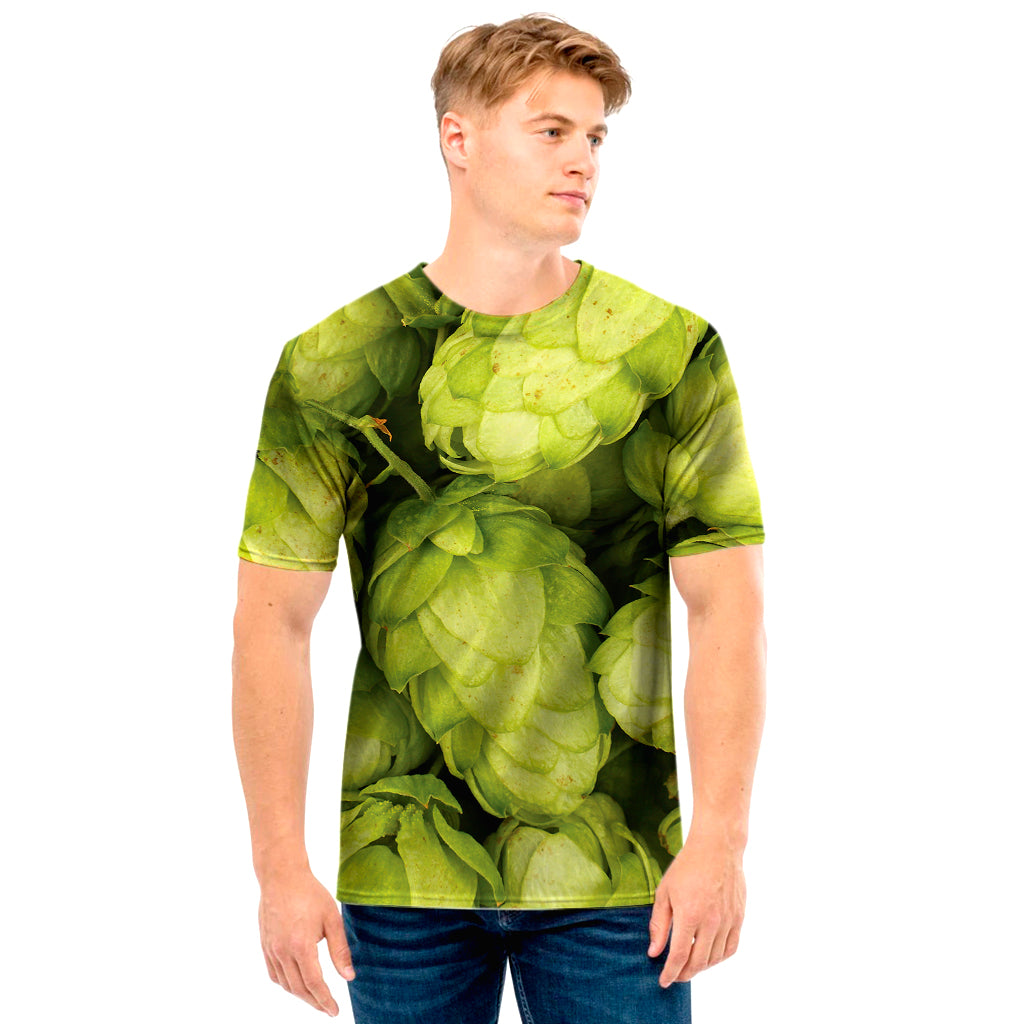 Fresh Hop Cone Print Men's T-Shirt