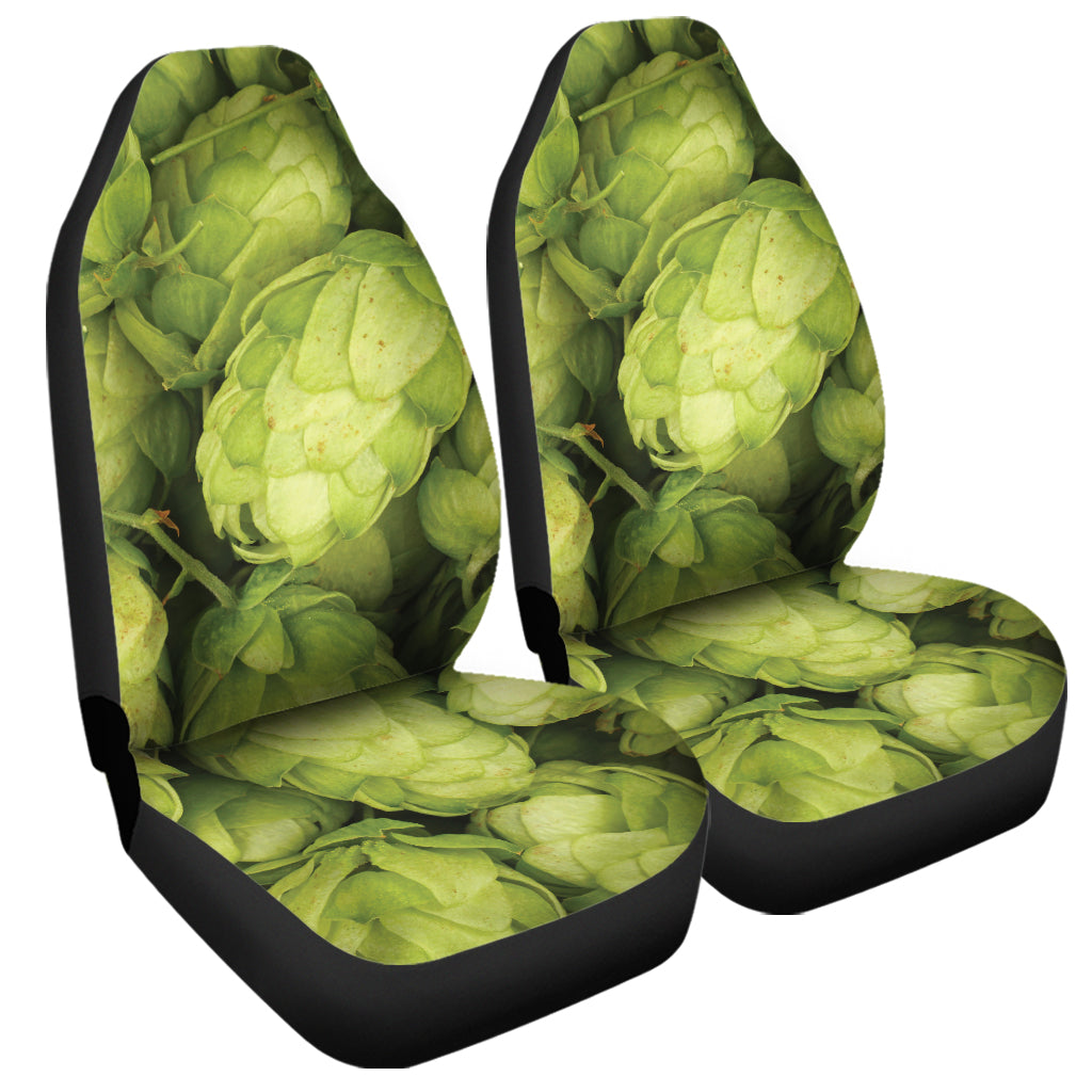 Fresh Hop Cone Print Universal Fit Car Seat Covers