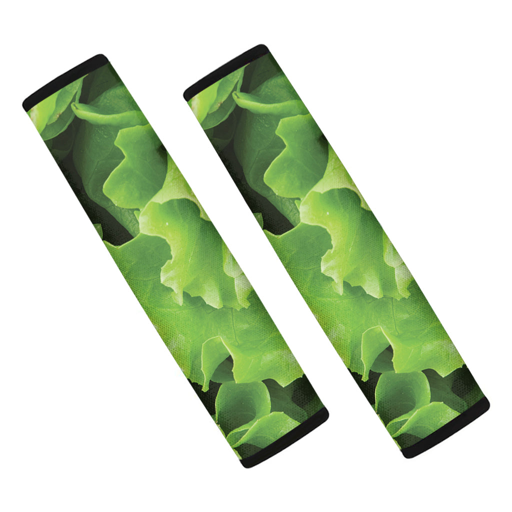 Fresh Lettuce Leaves Print Car Seat Belt Covers