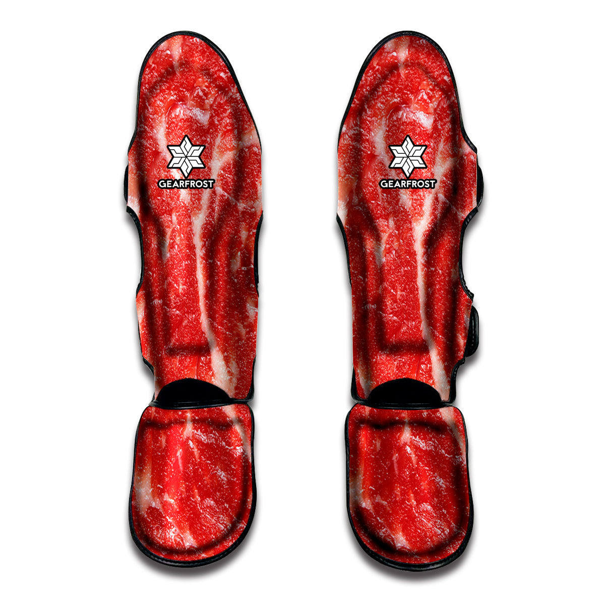 Fresh Meat Print Muay Thai Shin Guards