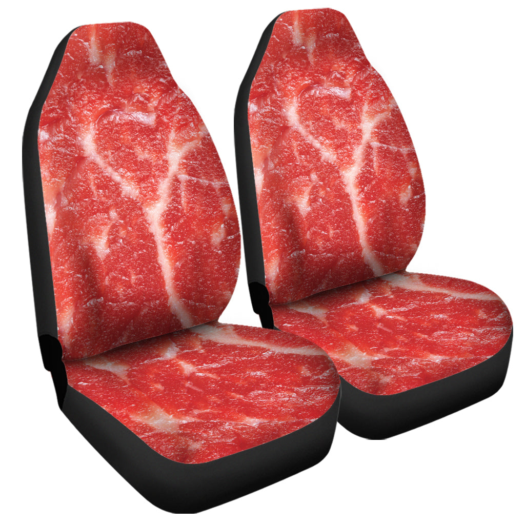 Fresh Meat Print Universal Fit Car Seat Covers