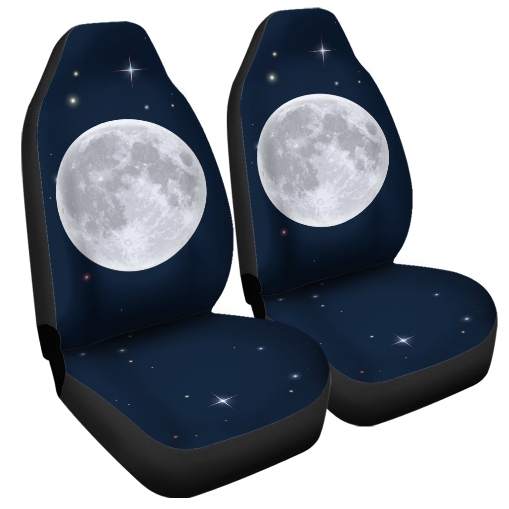 Full Moon Print Universal Fit Car Seat Covers