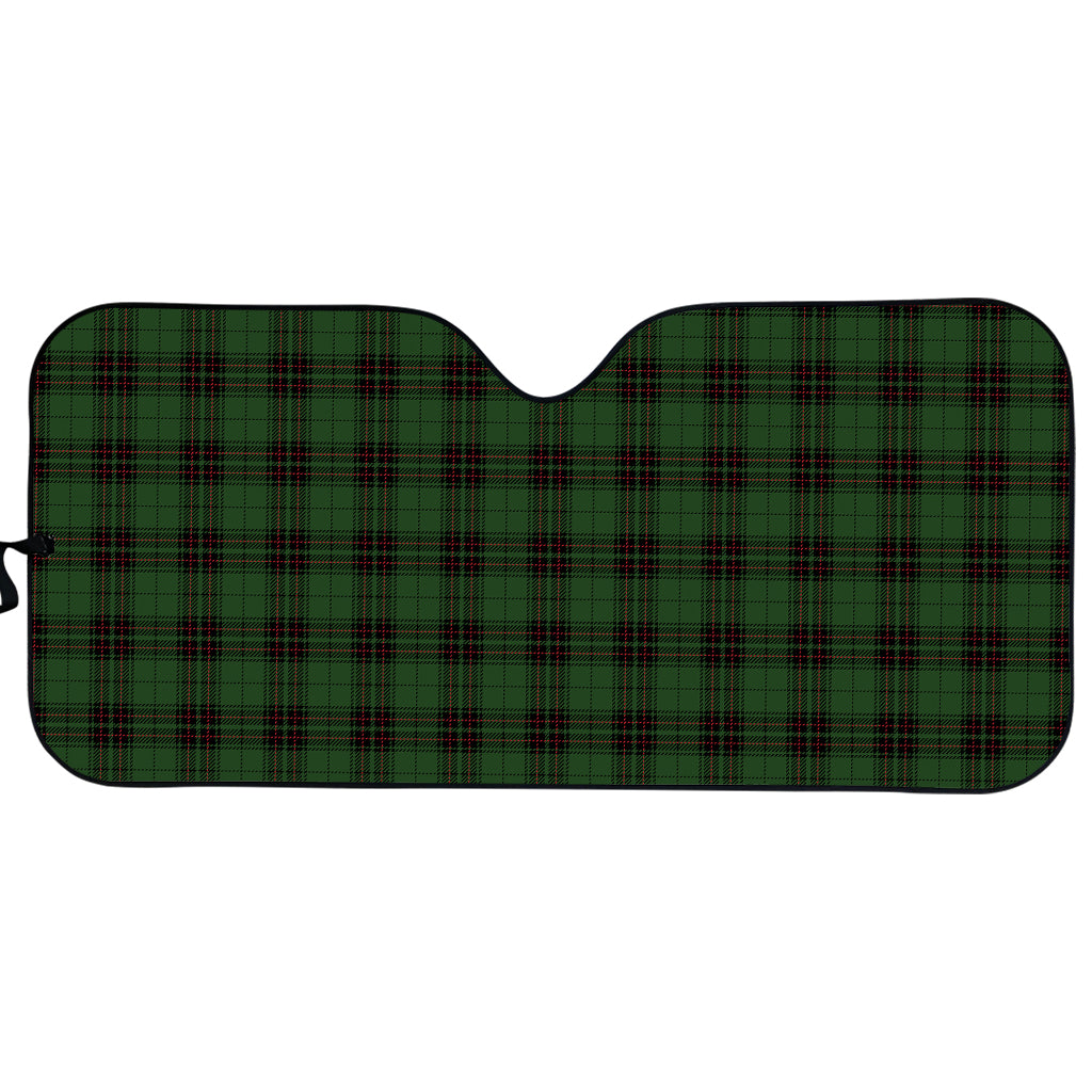 Green Black And Red Tartan Pattern Print Car Sun Shade