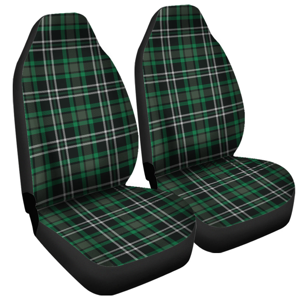 Green Black And White Tartan Print Universal Fit Car Seat Covers