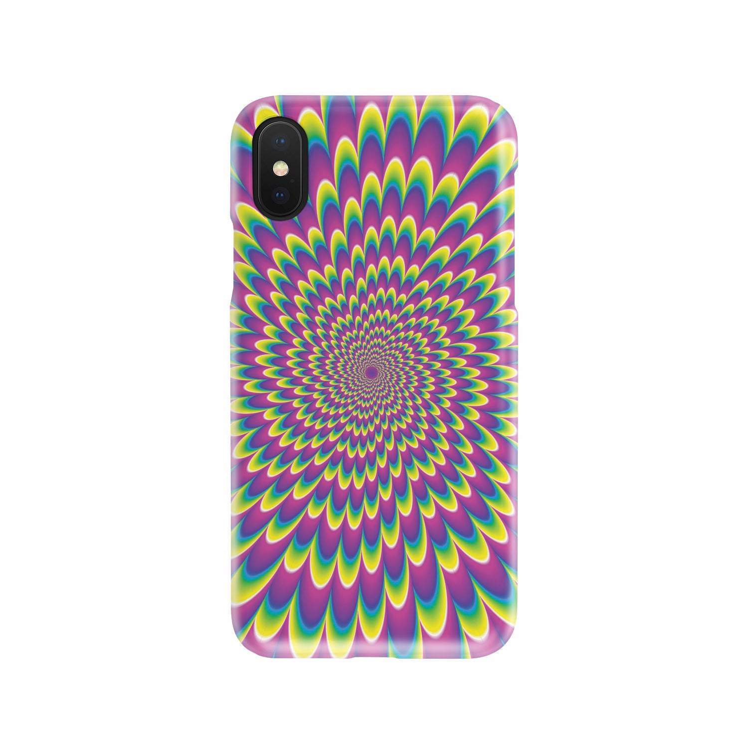 Green Wave Moving Optical Illusion Phone Case