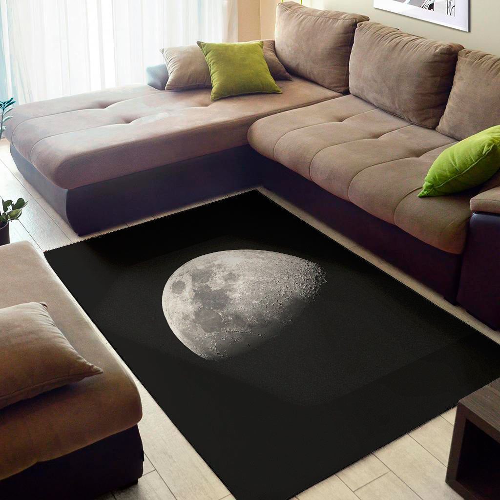 Half Moon Print Area Rug