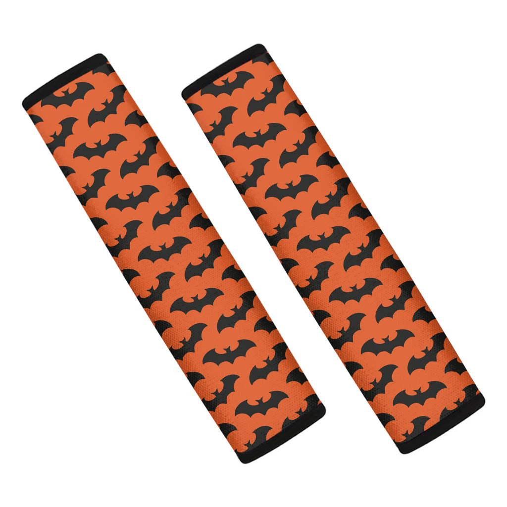 Halloween Bat Pattern Print Car Seat Belt Covers