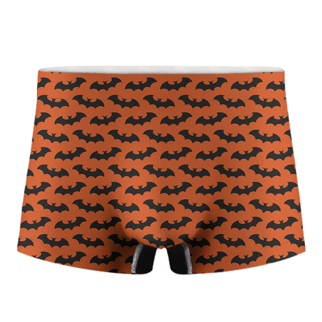 Halloween Bat Pattern Print Men's Boxer Briefs