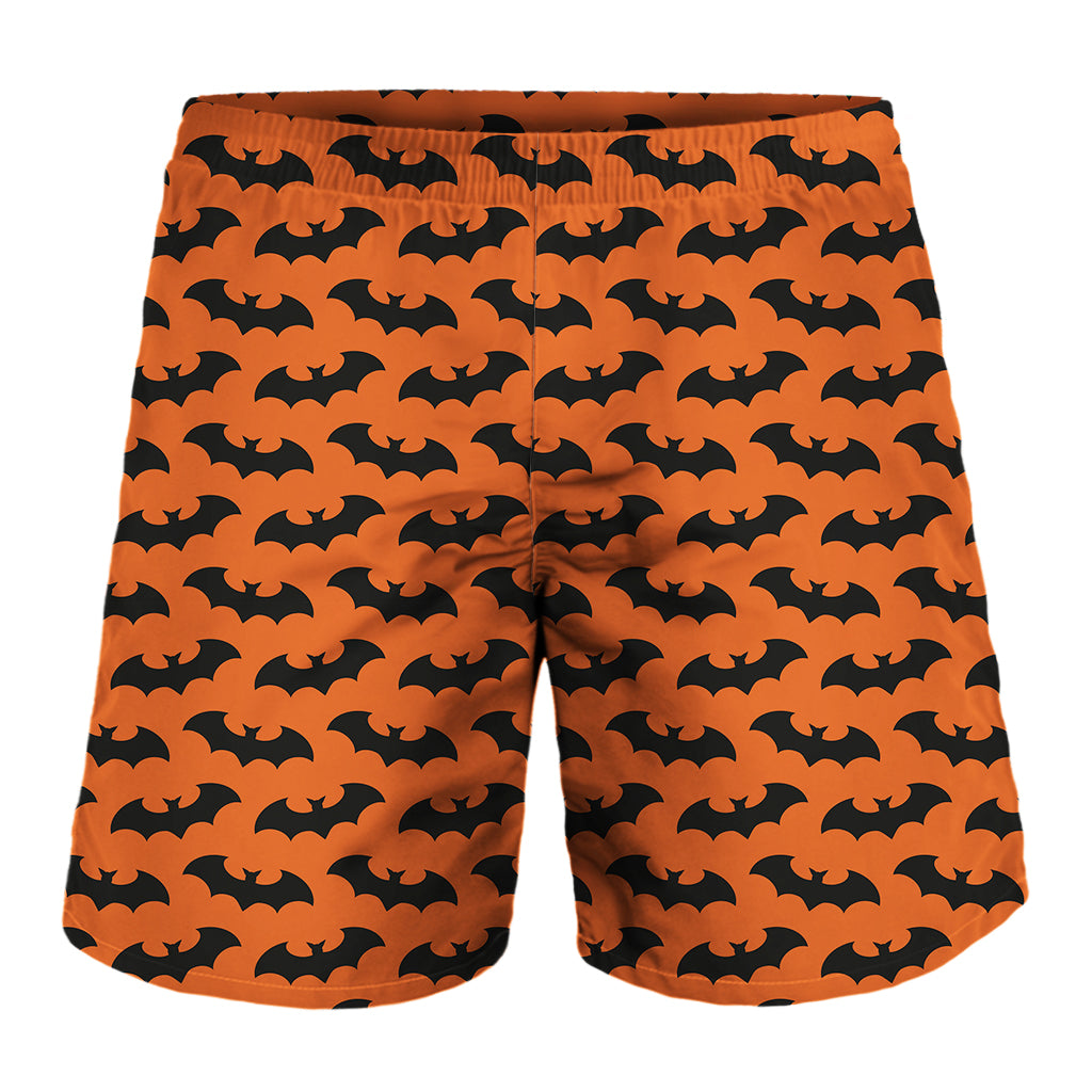 Halloween Bat Pattern Print Men's Shorts