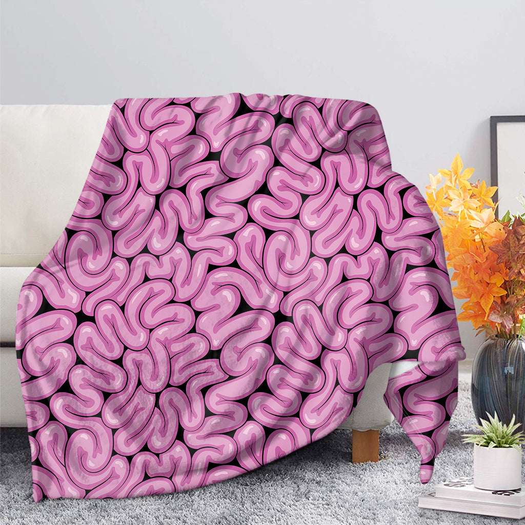 Halloween Brain Print Blanket