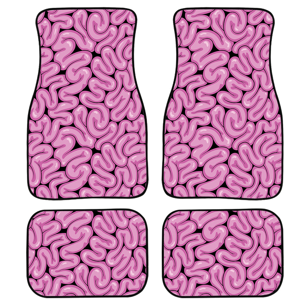 Halloween Brain Print Front and Back Car Floor Mats