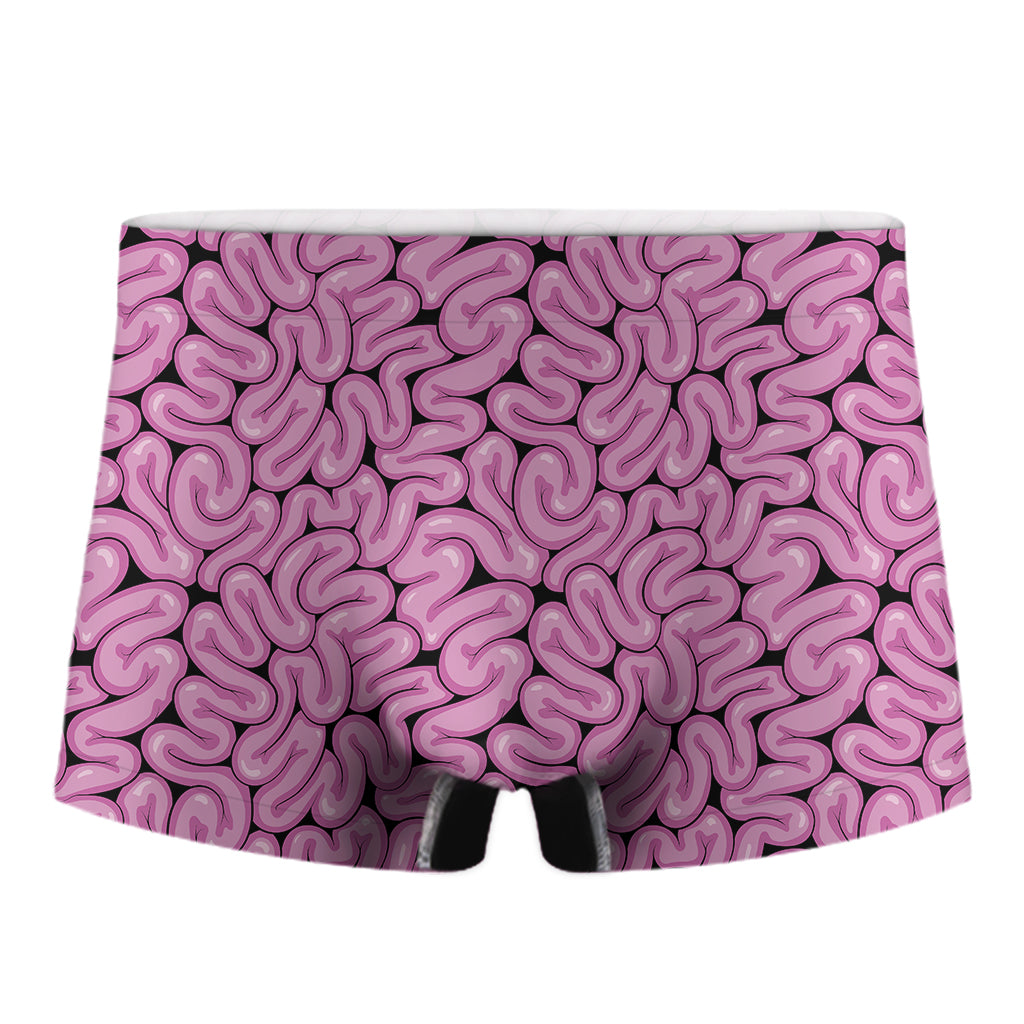 Halloween Brain Print Men's Boxer Briefs