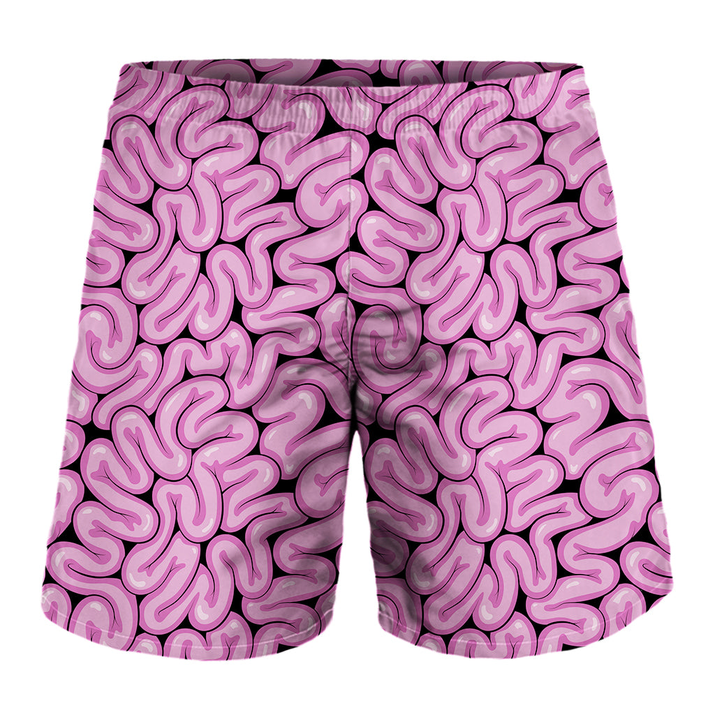 Halloween Brain Print Men's Shorts