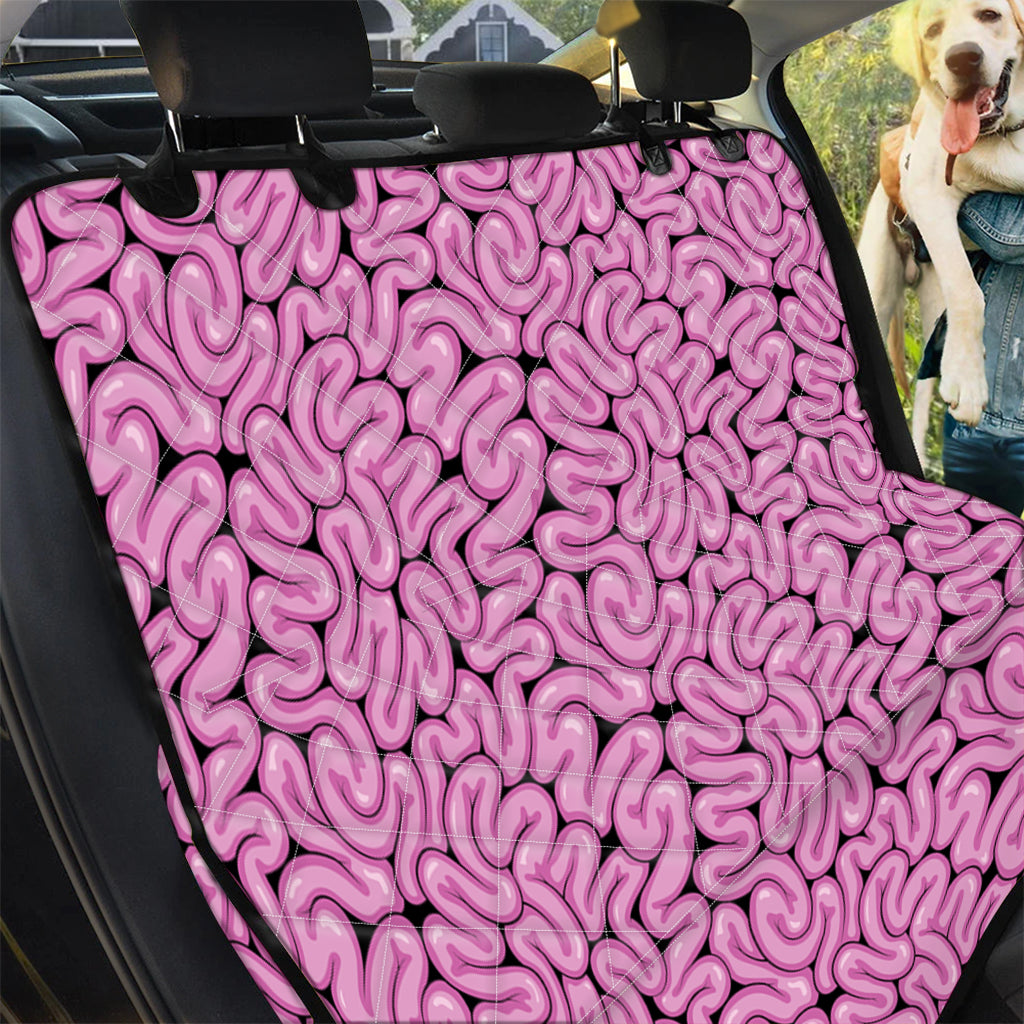 Halloween Brain Print Pet Car Back Seat Cover