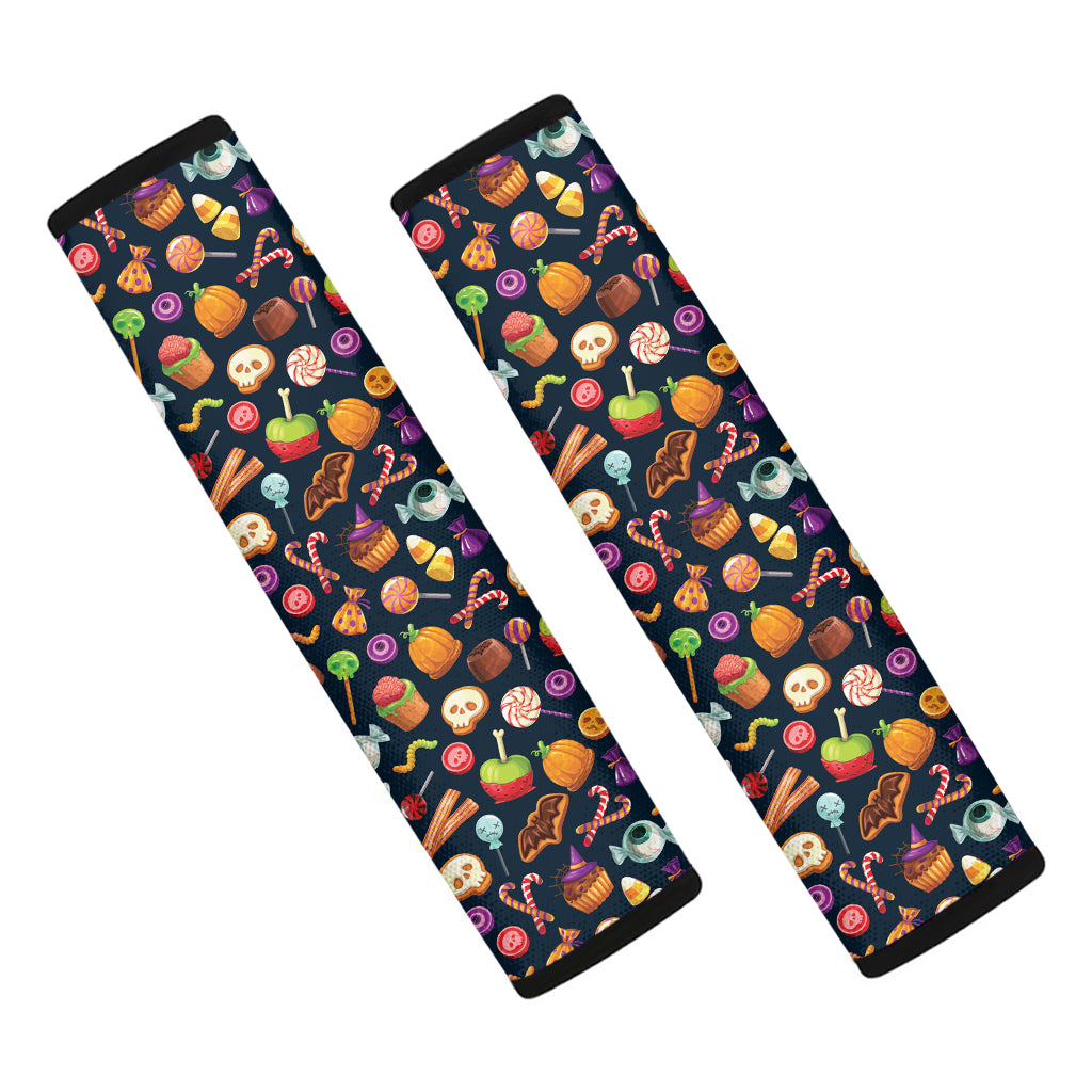 Halloween Candy Pattern Print Car Seat Belt Covers