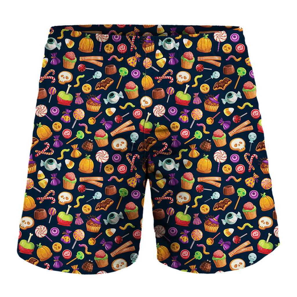 Halloween Candy Pattern Print Men's Shorts