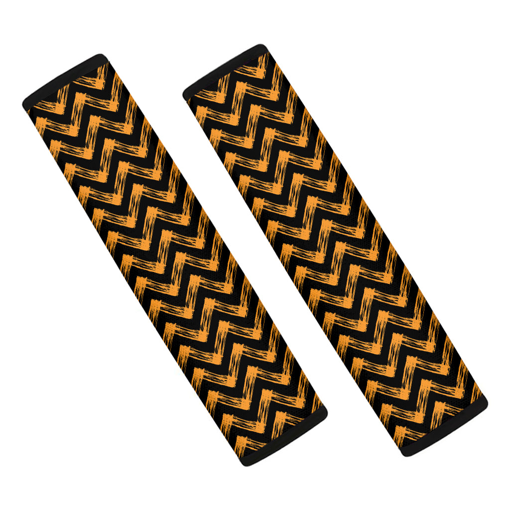 Halloween Chevron Pattern Print Car Seat Belt Covers