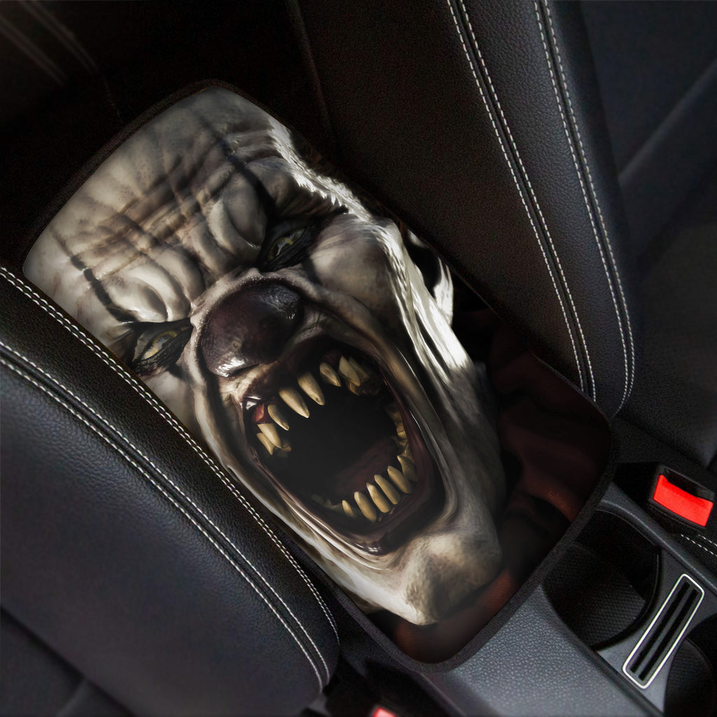 Halloween Clown Print Car Center Console Cover