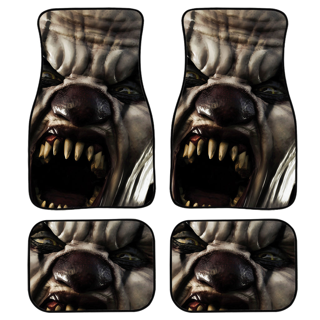 Halloween Clown Print Front and Back Car Floor Mats